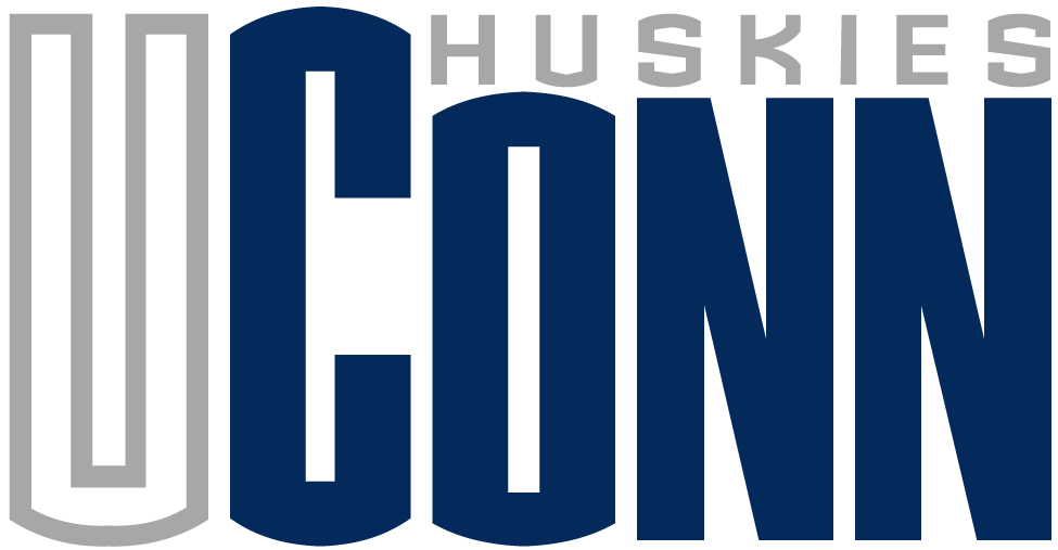 UConn Huskies 1996-2012 Wordmark Logo iron on paper